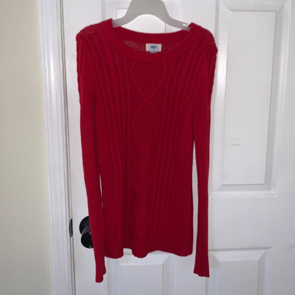 Old Navy red sweater
